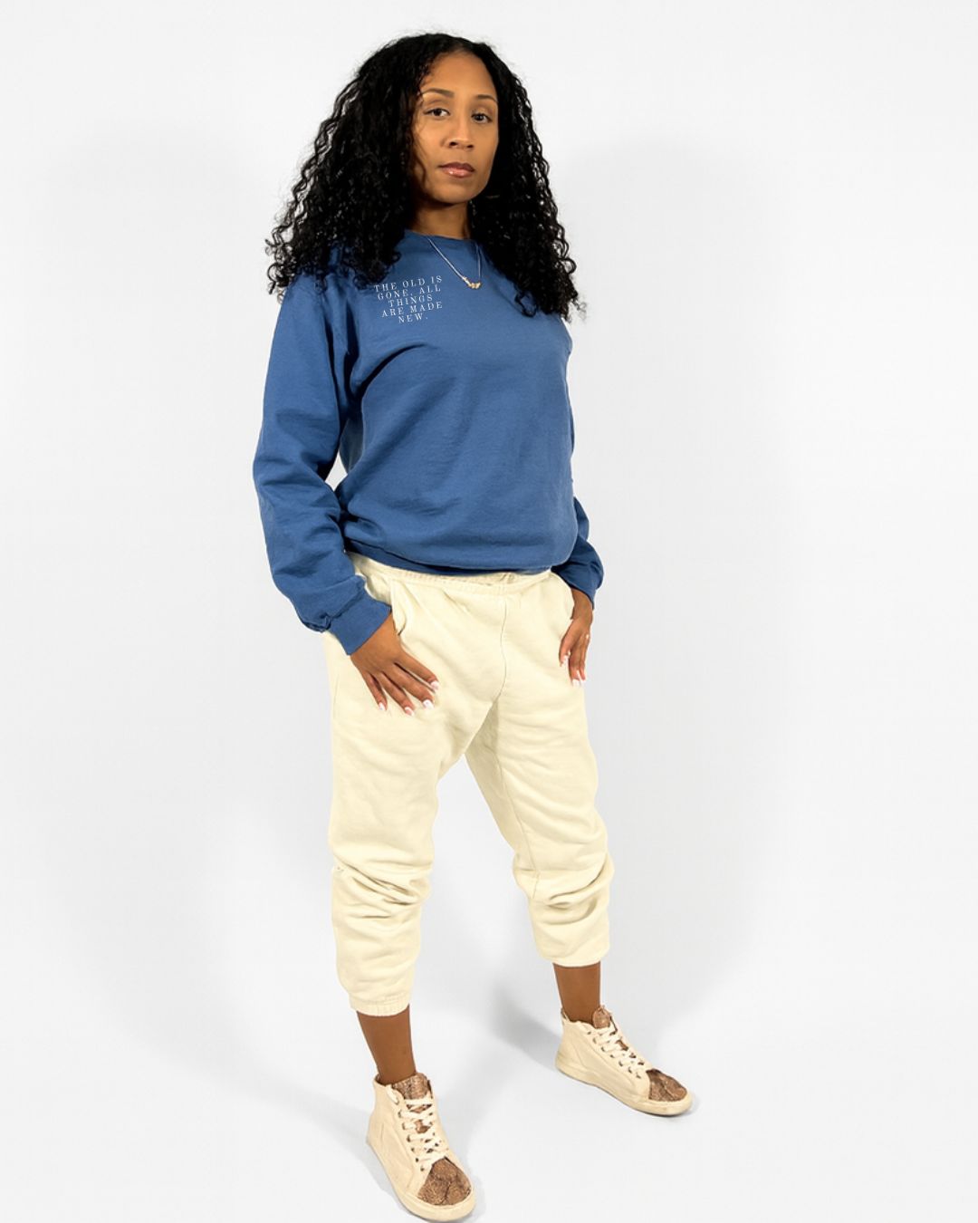 "NEW CREATION" Minimalist Sweatshirt