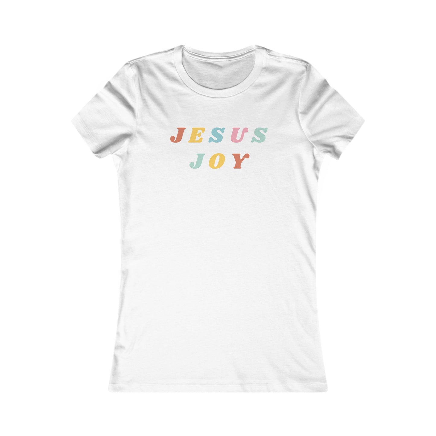 Fitted "Jesus Joy" Tee