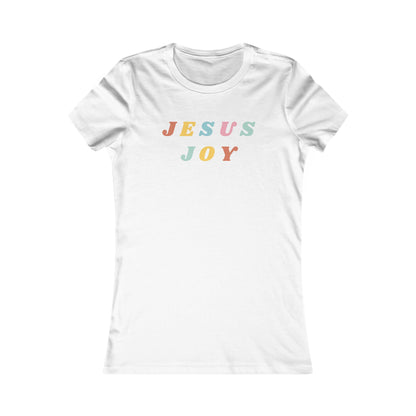 Fitted "Jesus Joy" Tee